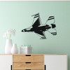 Fighting Falcon F16 from Below Designed Wall Sticker
