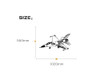 Very Detailed Fighting Falcon F16 Designed Wall Sticker