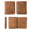 IPRee® Men's Vintage RFID Blocking Trifold Wallet PU Leather ID Credit Card Holder