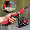 Carbon Fiber Rod Superhard Boat Ice Fly Lure Fishing Rod Reel Combo Fishing Tackle Set