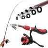 Carbon Fiber Rod Superhard Boat Ice Fly Lure Fishing Rod Reel Combo Fishing Tackle Set