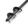 8x45cm Garden Auger Earth Planter Drill Bit Post Hole Digger Earth Planting Auger Drill Bit for Electric Drill (8x45cm)