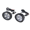 12V Motorcycle Super Light Waterproof  LED Headlight Rear View Mirror Lights Spot Lightt Assist Lamp