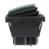 On-Off-On 6 Pin 12V Car Boat LED Light Rocker Toggle Switch Latching Waterproof