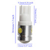 T10 194 168 W5W 2.5W 4-SMD LED Car LED Light Side Wedge Lamp Bulb 12V
