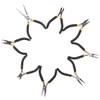 DANIU 8Pcs Round Beading Nose Pliers Wire Side Cutters Pliers Tools Set