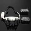 DANIU Portable Head Wearing Magnifying Glass 10X 15X 20X 25X LED Double Eye Repair Magnifier Loupe