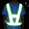 Traffic Security Vest High Safety Visibility Reflective Stripe Gear