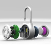 APP Intelligent Password Lock Android iOS APP Unlock Anti-Theft Security Combination Padlock Indoor