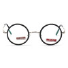 KCASA Retro Round Light Weight Magnifying Reading Glasses