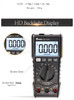 MUSTOOL MT108T Square Wave Output True RMS NCV Temperature Tester Digital Multimeter 6000 Counts Backlight AC DC Current/Voltage Resistance Frequency Capacitance
