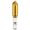 6pcs 6mm-19mm 5 Flute Countersink Drill Bit Set 90° Counter Sink Chamfer Cutter 1/4 Inch Hex Shank