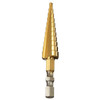 3-13mm HSS Titanium Coated Step Drill 1/4 Inch Hex Shank Step Drill Bit