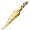 3-13mm HSS Titanium Coated Step Drill 1/4 Inch Hex Shank Step Drill Bit