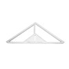 Drillpro Triangle Ruler Multifunction Floor Drain Angle Ruler Pattern Tile Ruler Stainless Steel Measuring Tool