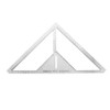 Drillpro Triangle Ruler Multifunction Floor Drain Angle Ruler Pattern Tile Ruler Stainless Steel Measuring Tool
