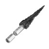 Drillpro HRC89 AlTiN Coating Step Drill Bit 3-12mm HSS M35 Cobalt Step Cone Drill Bit Hole Cutter
