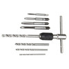 Drillpro T Handle Screw Tap Wrench with M3-M6 Taps and Drills