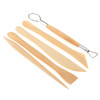 42Pcs Wooden Clay Sculpting Tools Pottery Carving Tool Set Modeling Craft Hobby