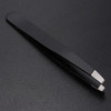 Stainless Steel Black Slanted Tip Tweezer Clip Tools