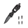 Multifunctional Tools Folding Outdoor Camping Survival Rescue Tool with LED Emergency Lamp