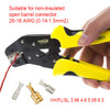 Paron® JX-1601-08 Multifunctional Ratchet Crimping Tool 26-16 AWG Terminals Pliers