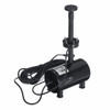 Solar Fountain 15W Double Pump Power Storage Remote Control Pond Solar Submersible Water Pump Fountain