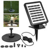 7V 1.5W Solar Panel Powered Pump Birdbath Fountain Water Pump For Garden Night Pond Pool