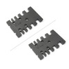 Drillpro Inch/MM Woodworking Tenon and Mortise Milling Gauge Angle Miter Gauge Template Right Angle Sawing Jiont for Table Saw Router Table CNC Milling