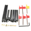 Machifit 7pcs Carbide Inserts for 12mm Shank Lathe Boring Bar Turning Tool Holder