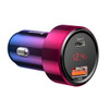 Baseus 45W Quick Charge 4.0 3.0 Dual USB Car Charger Type-C For Xiaomi Mi Huawei Supercharge SCP QC4.0 QC3.0 Fast PD USB C Car Phone Charger