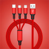Bakeey 3A 3 In 1 Type C Micro USB Fast Charging Data Cable For iPhone 8 Plus XS 11 Pro Huawei P30 Pro Mate 30 Xiaomi Mi9 9Pro S10+ Note10