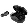 M1 TWS bluetooth 5.0 Earphone Bilateral Call IPX6 Waterproof HiFi Headphone for Xiaomi Redmi With Type-C Charging Case (Black)
