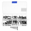 Suleve™ M2CH2 M2 Carbon Steel Allen Bolt 4-16mm Hex Socket Cap Screw Metric Assortment Kit 180pcs