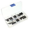 Suleve™ M2CH2 M2 Carbon Steel Allen Bolt 4-16mm Hex Socket Cap Screw Metric Assortment Kit 180pcs