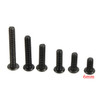 Suleve™ M3CH1 100Pcs M3 Carbon Steel Button Head Hex Socket Cap Screw Bolt Metric Allen Bolt