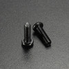 Suleve™ M3CH1 100Pcs M3 Carbon Steel Button Head Hex Socket Cap Screw Bolt Metric Allen Bolt