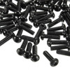 Suleve™ M3CH1 100Pcs M3 Carbon Steel Button Head Hex Socket Cap Screw Bolt Metric Allen Bolt