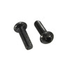 Suleve™ M3CH1 100Pcs M3 Carbon Steel Button Head Hex Socket Cap Screw Bolt Metric Allen Bolt