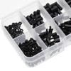 Suleve™ M2NH4 M2 Nylon Screw Black Hex Screw Nut Nylon PCB Standoff Assortment Kit 300Pcs
