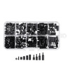 Suleve™ M2NH4 M2 Nylon Screw Black Hex Screw Nut Nylon PCB Standoff Assortment Kit 300Pcs