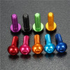 Suleve™ M3AH6 10Pcs M3×8mm Hex Socket Screws Round Head Cap Screws 7075 Aluminum Alloy Suleve™ M3AH6 10Pcs M3×8mm Hex Socket Screws Round Head Cap Screws 7075 Aluminum Alloy