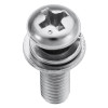 Suleve™ MXSP1 Steel Phillips Pan Head Screws Nuts Assortment Kit M2/M2.5/M3/M4/M5 160Pcs