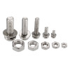 Suleve™ MXSP1 Steel Phillips Pan Head Screws Nuts Assortment Kit M2/M2.5/M3/M4/M5 160Pcs