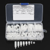 Suleve™ M3NH11 M3 Nylon Screw Black White Hex Screw Nut PCB Standoff Assortment Kit 180Pcs
