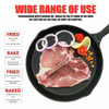 3PCS 14cm20cm26cm Non-stick Frying Pan Cast Iron Skillet   Professional Seasoned Pan Cookware