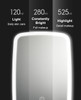 Portable Makeup Mirror Desktop LED Light USB Rechargeable Folding Touch Dimmable Lamp for Dormitory Home from Xiaomi Youpin
