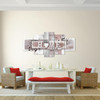 5 Panels Love HOME Wall Art Print Pictures Canvas Paintings Decorations Unframed
