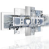 5 Panels Love HOME Wall Art Print Pictures Canvas Paintings Decorations Unframed