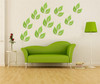 3D Leaves Wall Decals 3 Pcs 10 Colors Acrylic Home Bedroom Living Room Wall Stickers Decor